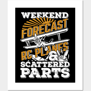 Weekend Forecast RC Plane Remote Radio Controlled Posters and Art